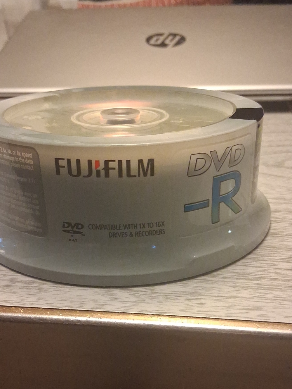 Fujifilm Silver DVD-R 25 Pack Spindle New